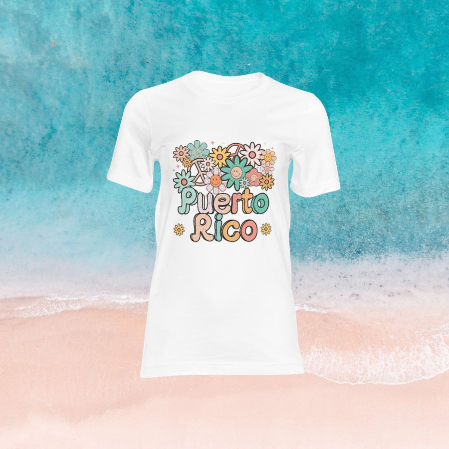 Puerto Rico Unisex TShirt White