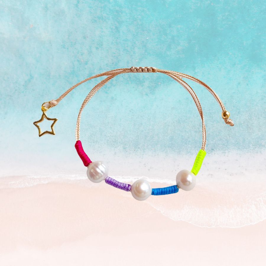 Spring Pearl Bracelet