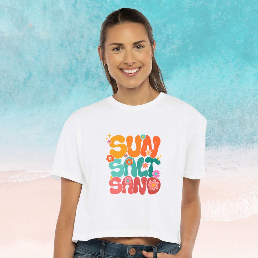 Sun Salt Sand Women Crop Top