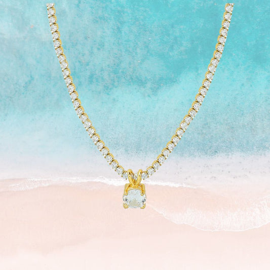 Diamond Gold Women's Necklace