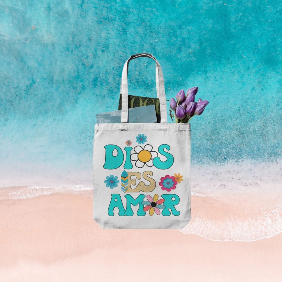 Dios es Amor Tote Bag