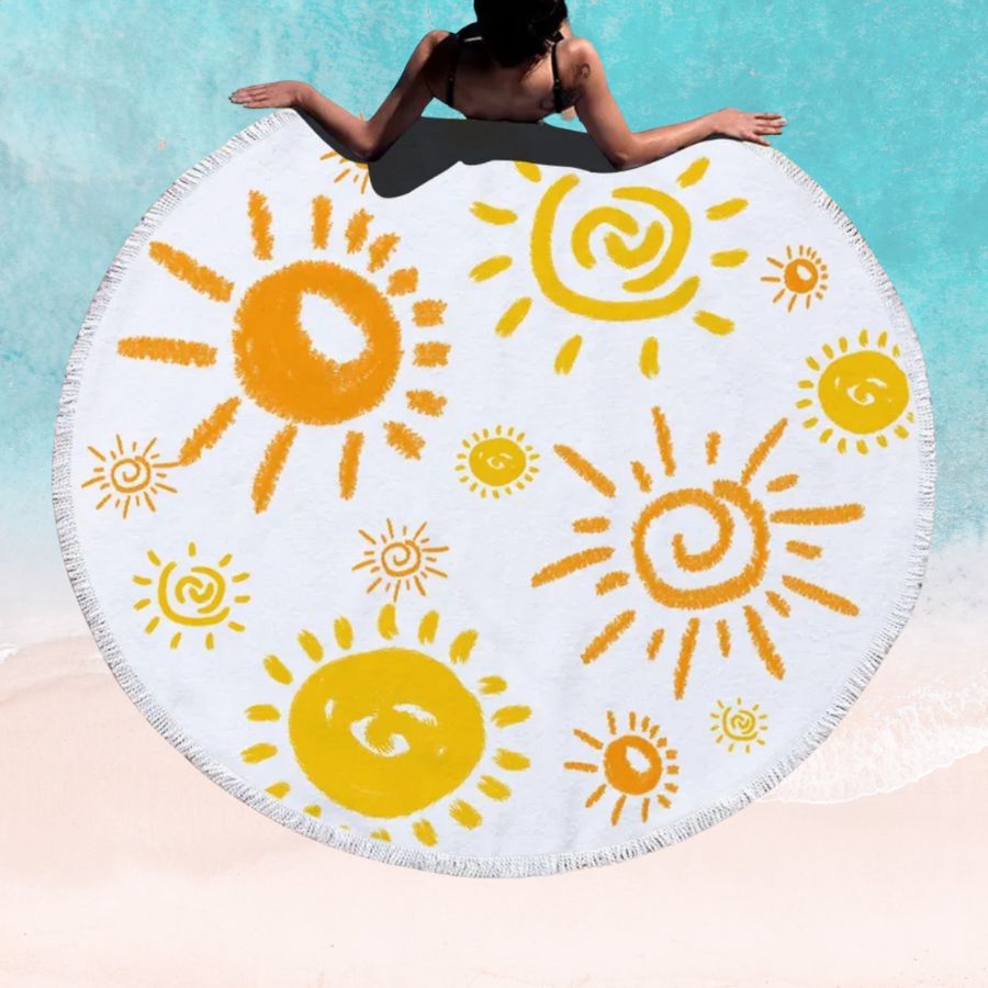 Luquillo Sun Cotton Beach Towel