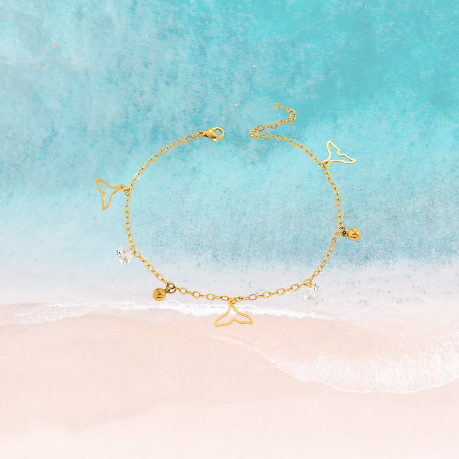 Mermaid Gold Anklet Bracelet