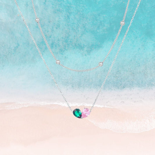 Sea Drop Silver Necklace